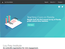 Tablet Screenshot of loufreyinstitute.org